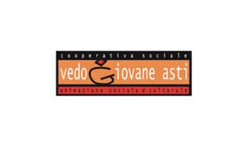Logo di Cooperativa Vedogiovane a Borgomanero (NO) - Animazione di strada, centri estivi e politiche giovanili - Cliente Gecos