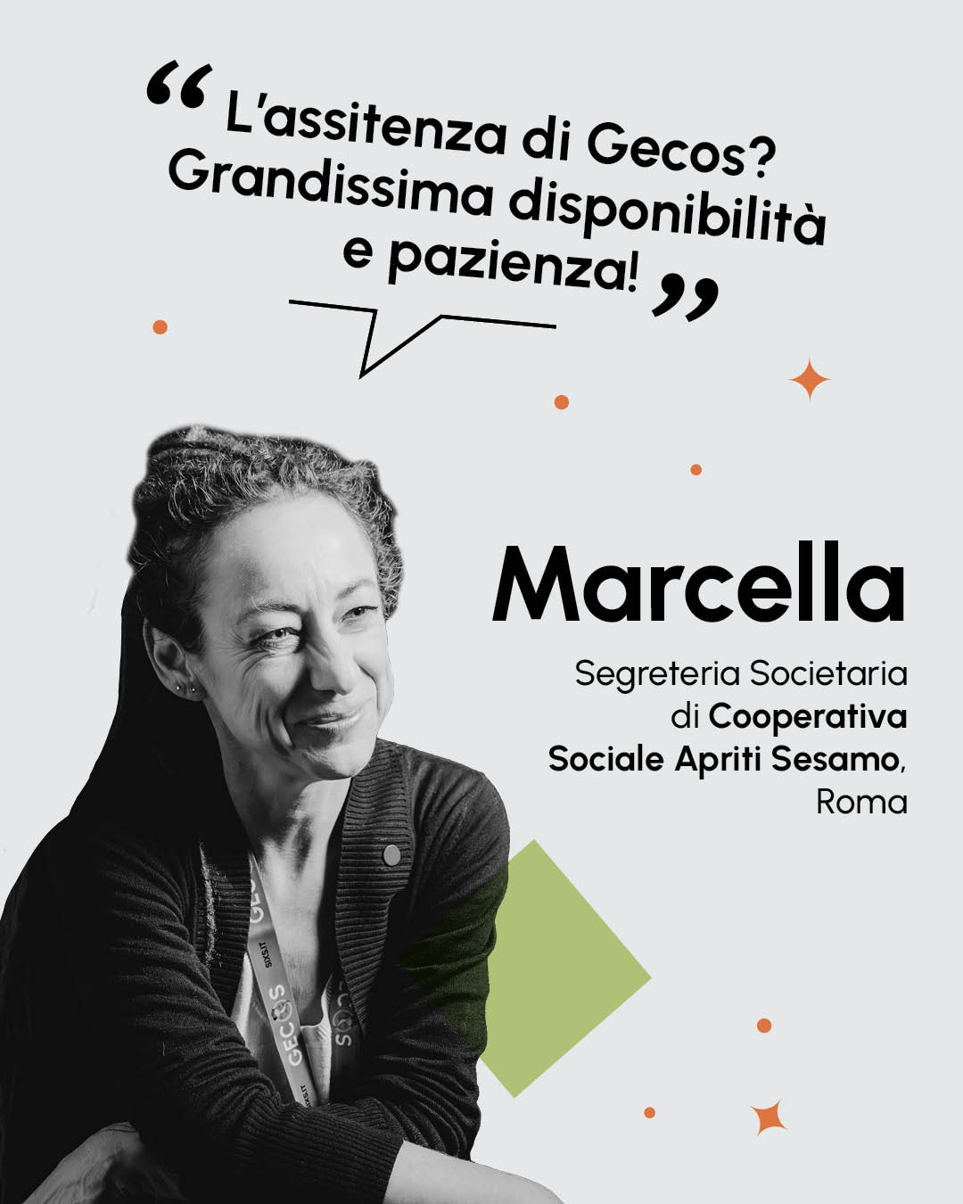 testimonial Gecos assistenza